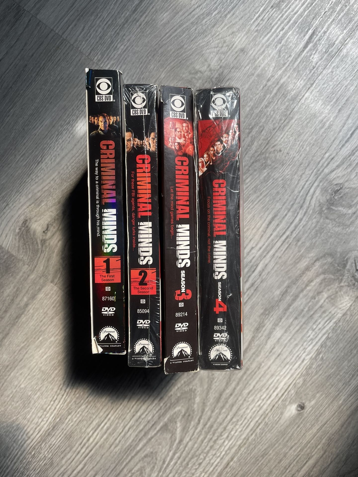 Criminal Minds Series Lot Complete Seasons 1 - 4 DVD Set