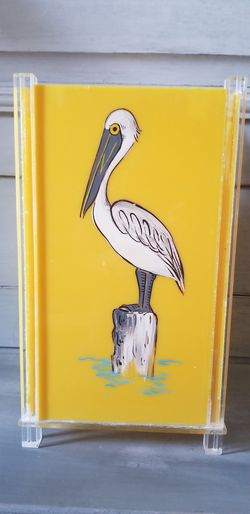 Vintage acrylic bathroom or desk set?