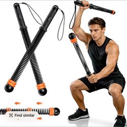 Cordless Battle Ropes with Adjustable Resistance Springs