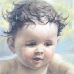 Art Print VinTique Tubbed Baby Puppy Zula Kenyon

