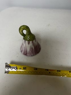 Ceramic Eggplant Decorative Bell