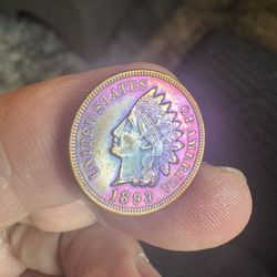 1893 Indian Hat Full Liberty-full diamonds, beautiful and good condition