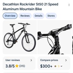 Decathlon 26in XL Mountain Bike 