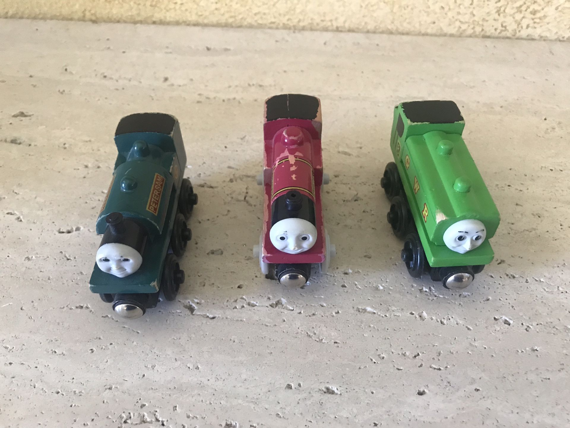Thomas & Friends Wooden Railway: 3 engines (Peter Sam, Rheneas, Duck)