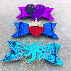 Descendants Inspired Hair Bows Mal Uma Evie