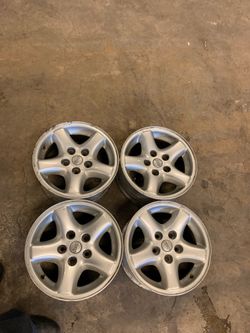 4.alum rims 15” for Jeep