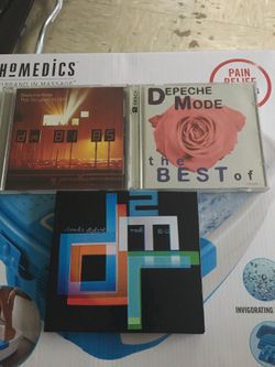 DEPECHE MODE cds collection 2 greatest hits collection and 1 is a 3 disc remix collection case, cd. and art work is in great condition.