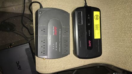 APC Back ups ES 725 and 750  no batteries works fine $25 each.  Or $40 for both
