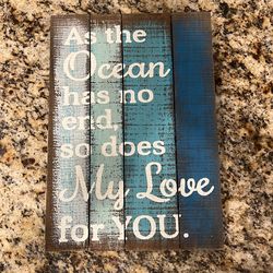 Ocean wall art