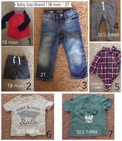 Baby Gap brand size 18 month-2T lot