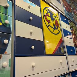 Soccer Team Custom Wardrobe Dresser