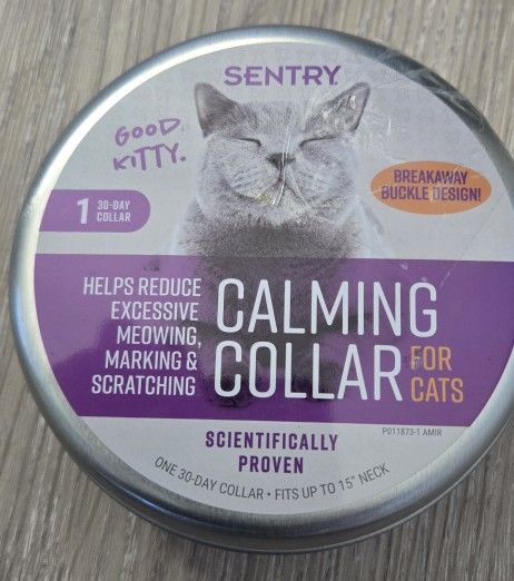 Sentry Calming Collar &Vibrant Life Catnip Mouse
