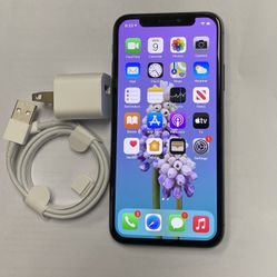 Factory unlocked apple iphone X 64 gb, store warranty! 