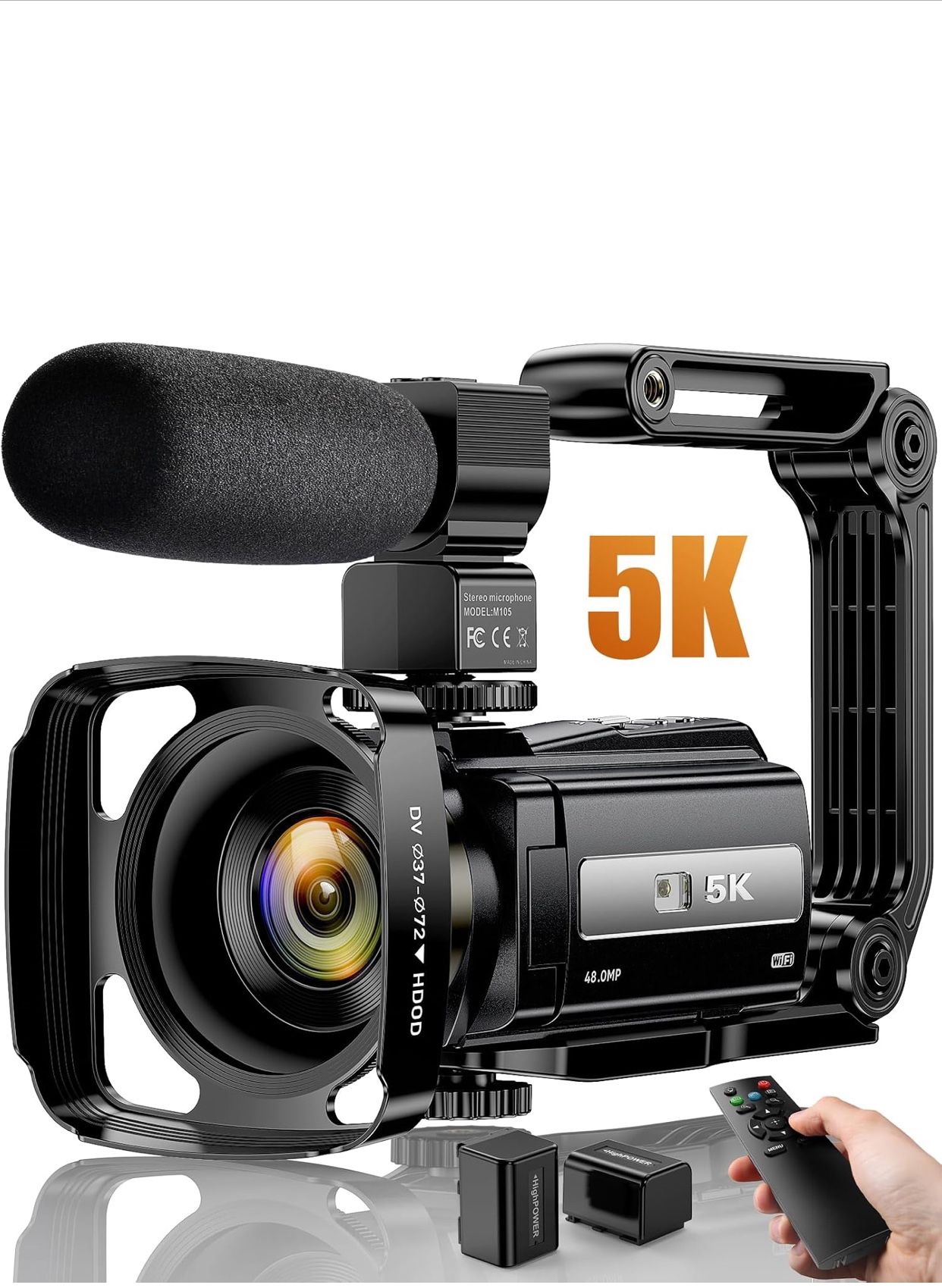 5k Digital Video Camera/Camcorder