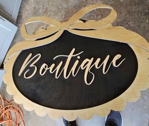 Custom wood signs