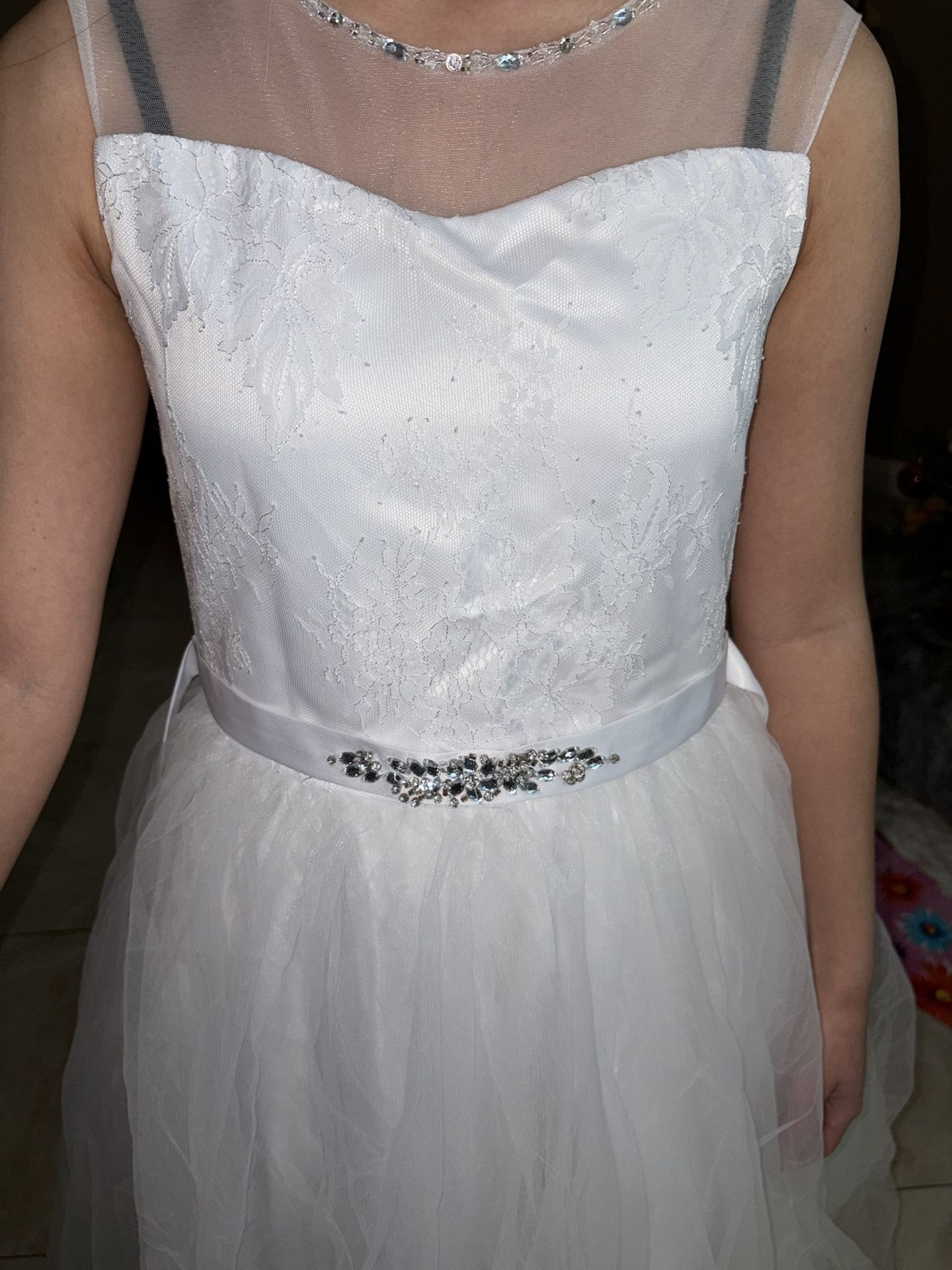 White Flower Girl dresses