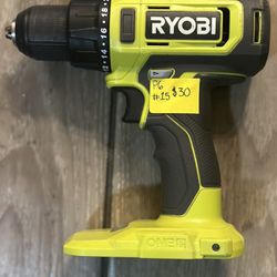 ryobi ONE+ 18V Cordless 1/2 in. Drill/Driver (Tool Only)(normal wear)  