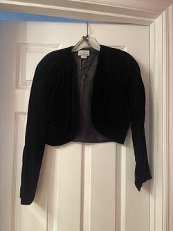 Black Velvet Jacket Positively Ellyn