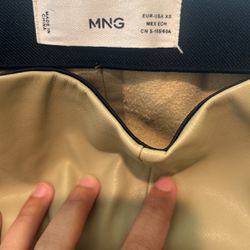 Mango Leather Pants 