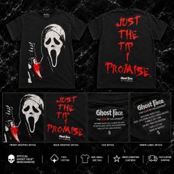 Ghost Face Graphic T-Shirt Size Small