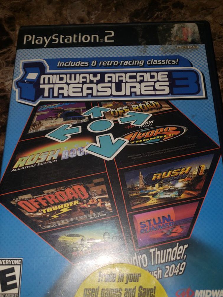 Playstation 2, Midway Arcade Treasures 3, Ps2