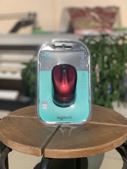 Logitech M235 Wireless Mouse - Red