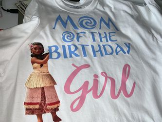 Moana Birthday personalized shirts / Camisas personalizadas para cumpleaños