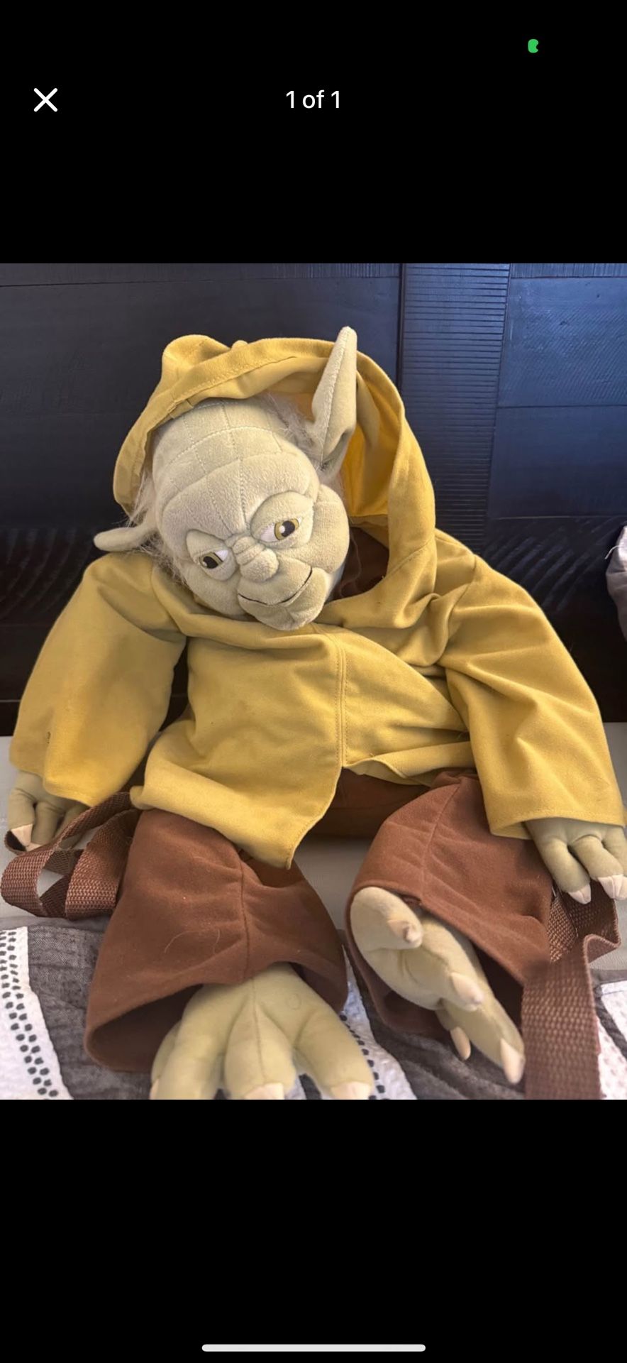 Yoda Backpack From Disney