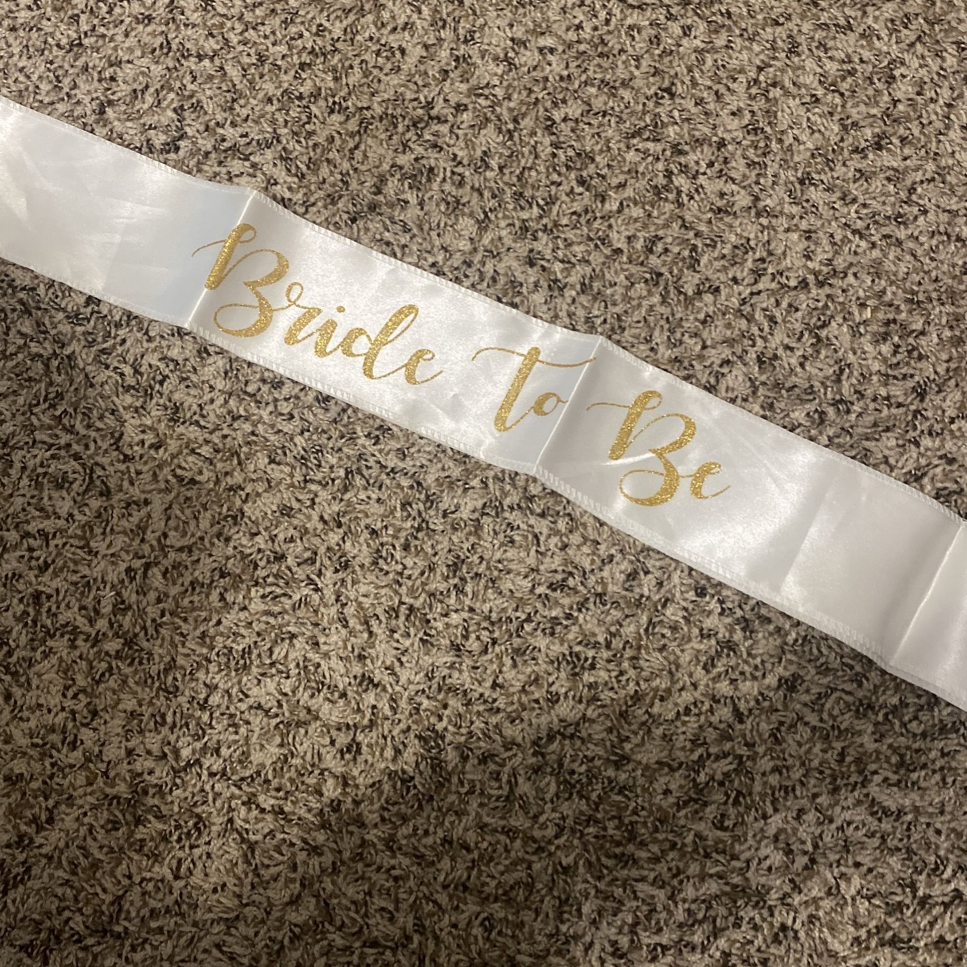 Bride To Be Sash 