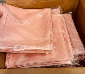 110 Brand New Pink Fabric Napkins
