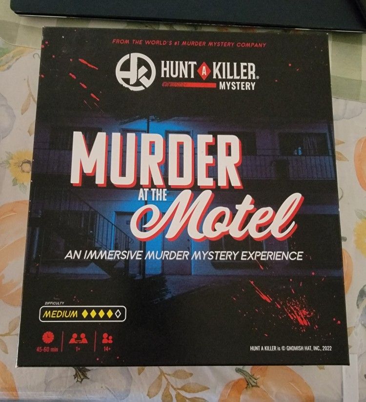 Murder At The Motel Board Game