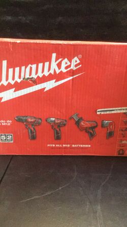 Milwaukee M12 Combo Set (2498-24) Brand New
