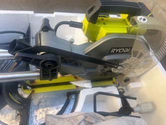 RYOBI COMPOUND MITER USED SAW