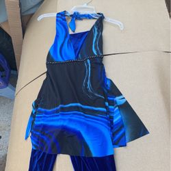 Beautiful Performance Dance Outfit Halloween Party Costume Girls Size 12-14