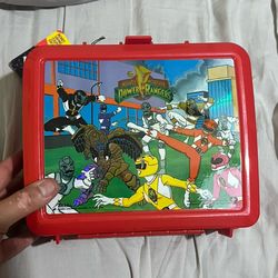 Vintage Original 1995 Power Ranger Lunchbox With Thermos 