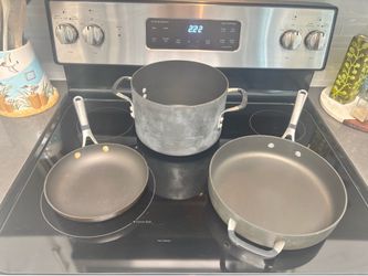 Calphalon Skillets and Pot Set