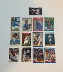 13 Different Ken Griffey Jr Baseball cards