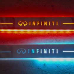 🚙 Premium Infiniti LED Door Sills – Excellent Condition