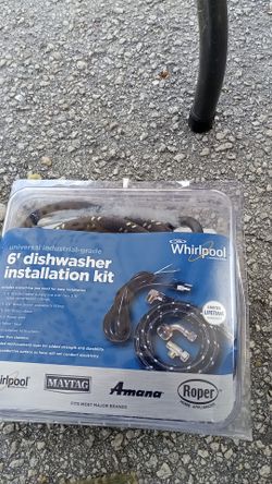Whirlpool 6 feet dishwasher installation kit