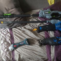 COMPLETE Yard/Workshop Tool Bundle! EGO & Kobalt Cordless Power Tools - Great Value!