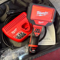Milwaukee M12 12V Lithium-lon Cordless M-SPECTOR 360-Degree 4 ft. Inspection Camera Kit