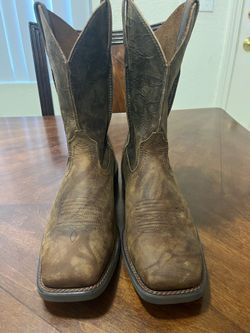 Ariat Men's 10D Rambler Western Distressed Brown Boots