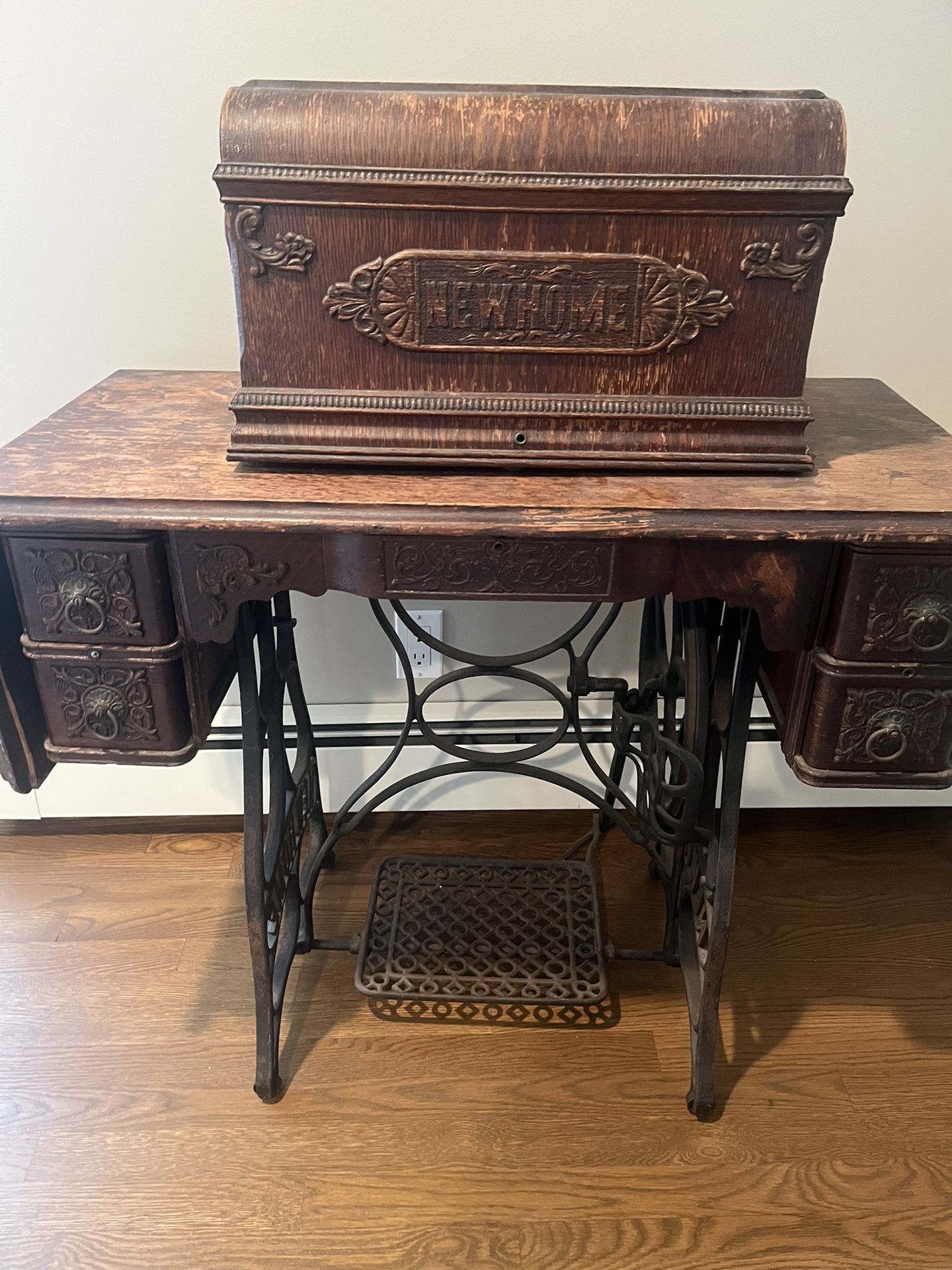 Antique New Home Sewing Machine