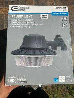 Outside LED area light
