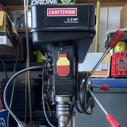 Craftsman 10 Inch Drill Press With Laser 5 Speed 3.2 Amps, 120 V Ac, 60 Hz
