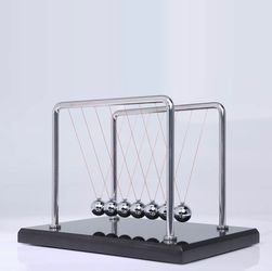 CERROPI Newton Cradle Balance Balls, Newton Pendulum with 7 Balls