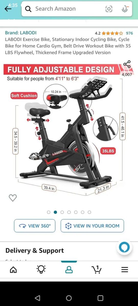 labodi exercise bike reviews