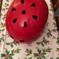 Red Bike Helmet / Size: XS/SM 54-57cm 463g Model 16 (Pryme 8)