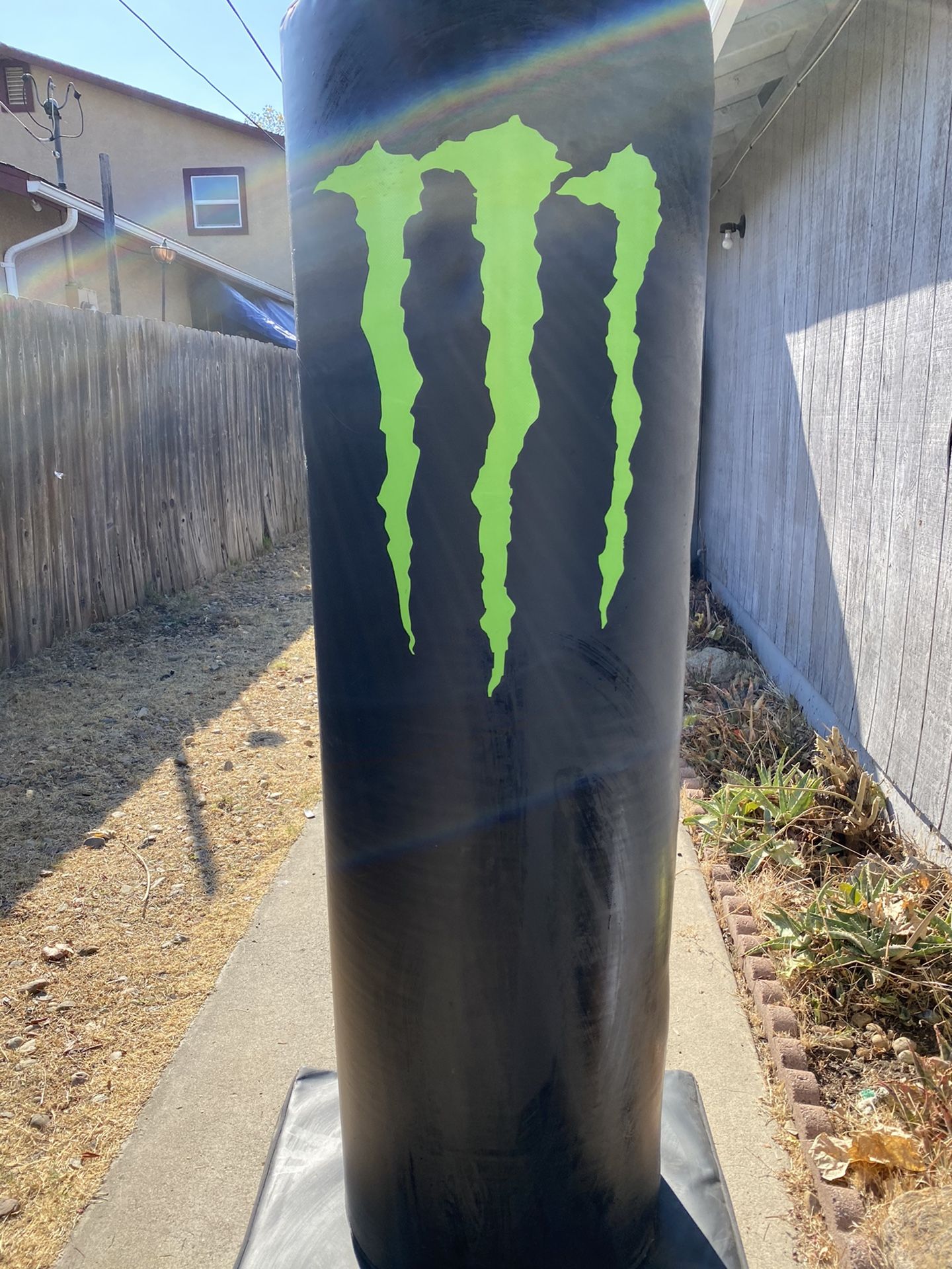 Monster energy punching bag