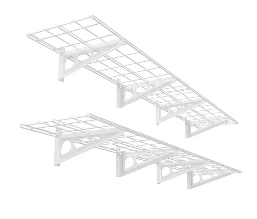NEW-WR16 Classic 2-Pack 1' x 6' Wall Shelving